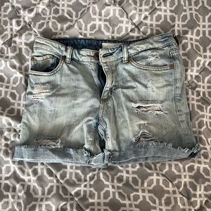 Garage jean shorts